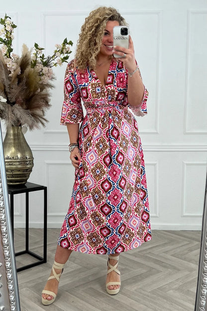 Solane — Curvy Knotted Wrap Dress