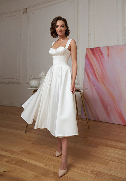 Marilyn — Cupped Taffeta Dress