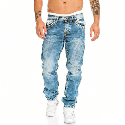 Kordell — Vintage Wash Straight-Leg Hip-Hop Jeans