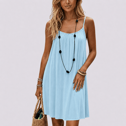 Câline – Open-Back Flowy Maxi Dress