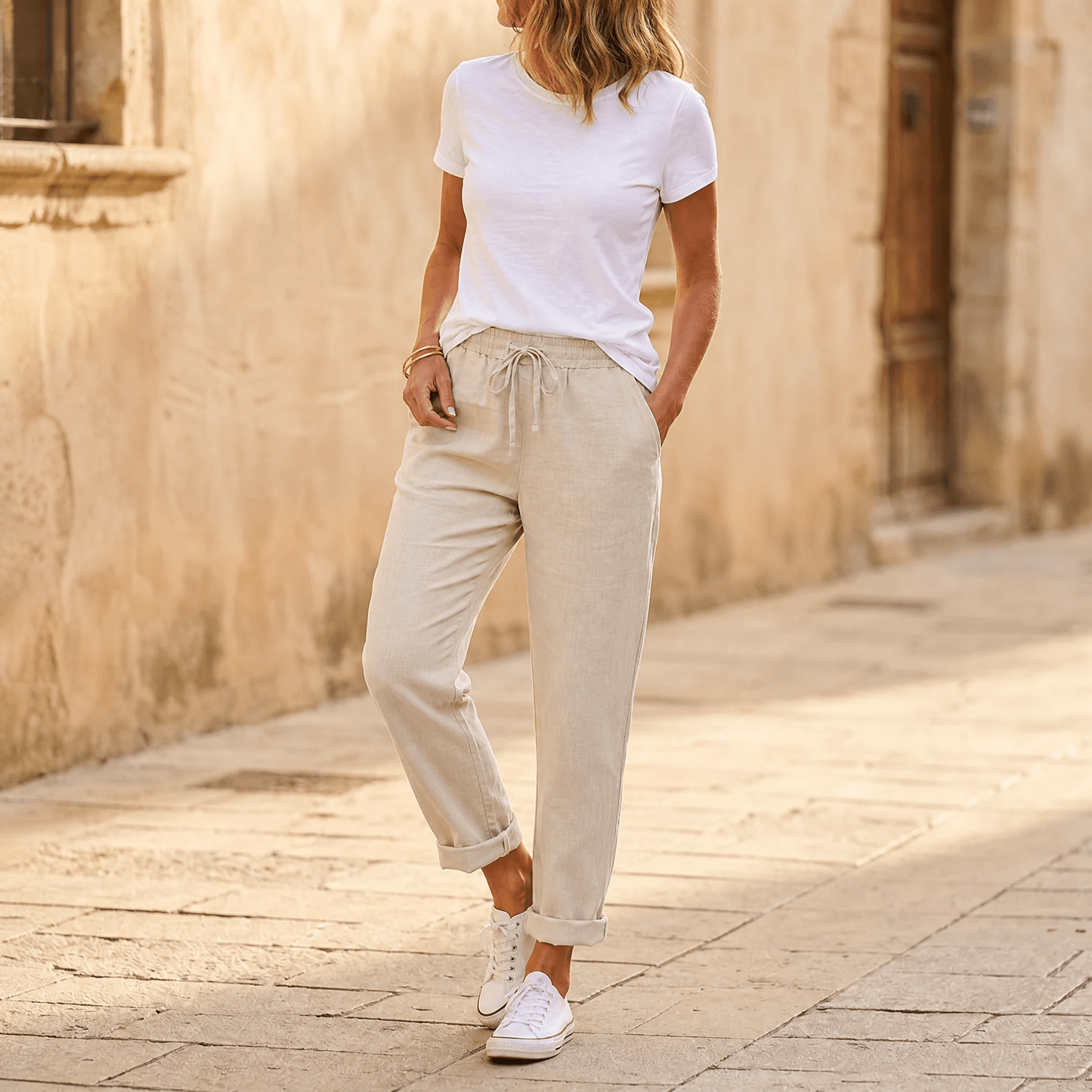 Linèvre — Relaxed Straight-Leg Linen Trouser