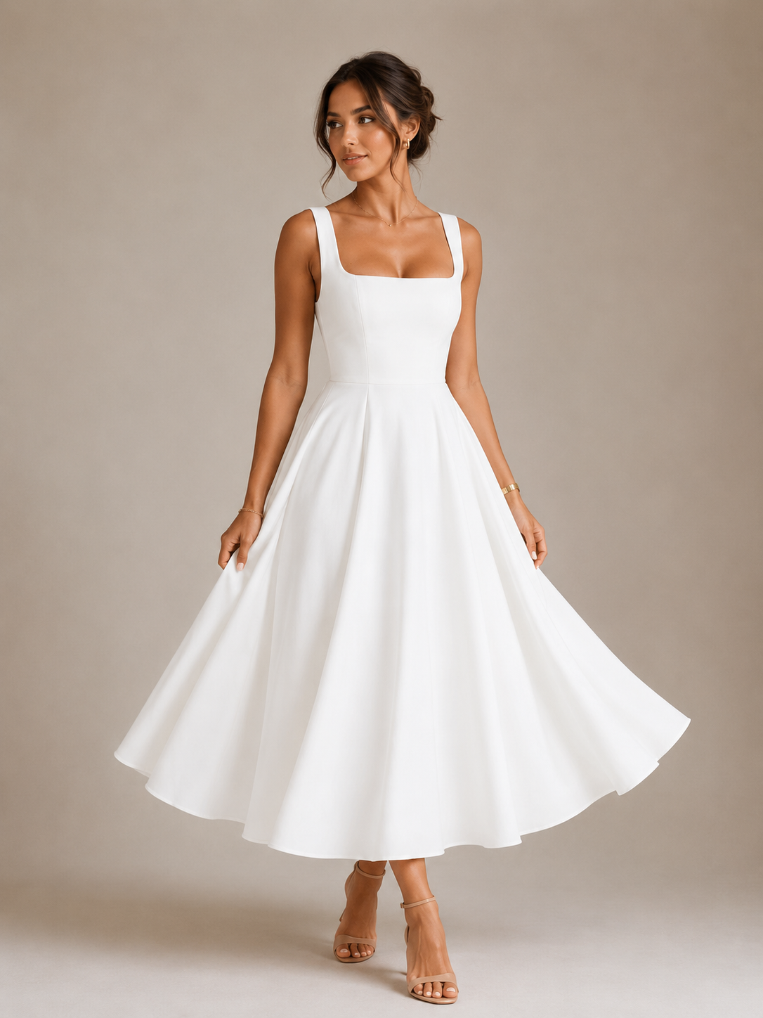 Melis — The Graceful Midi Dress