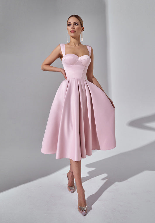Marilyn — Cupped Taffeta Dress