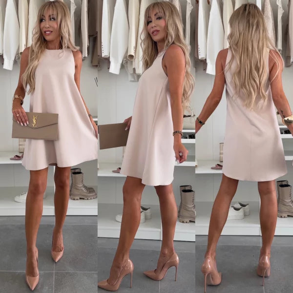 Cali — Sleeveless Blazer-Style Mini Dress