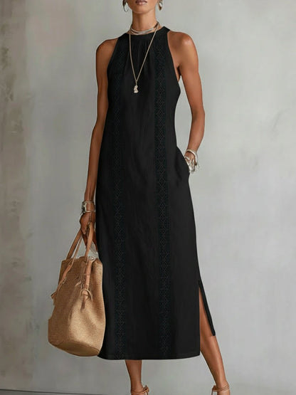 Alessandra — Elegant Draped Midi Dress