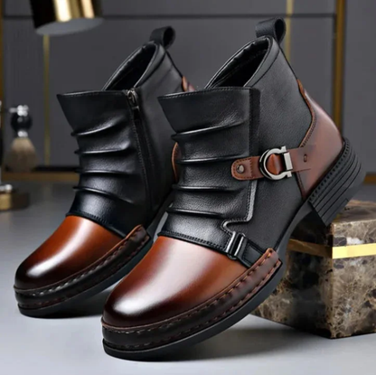 Leather Ankle Boots for Men