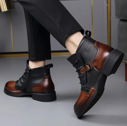 Leather Ankle Boots for Men