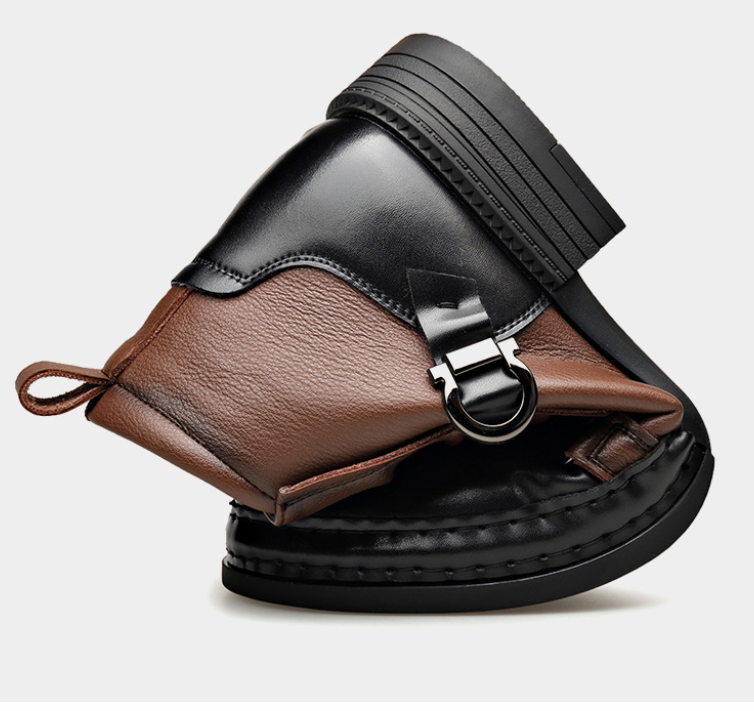 Leather Ankle Boots for Men