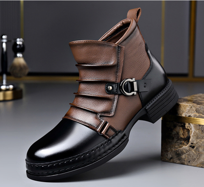 Leather Ankle Boots for Men