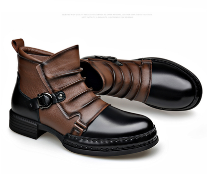 Leather Ankle Boots for Men