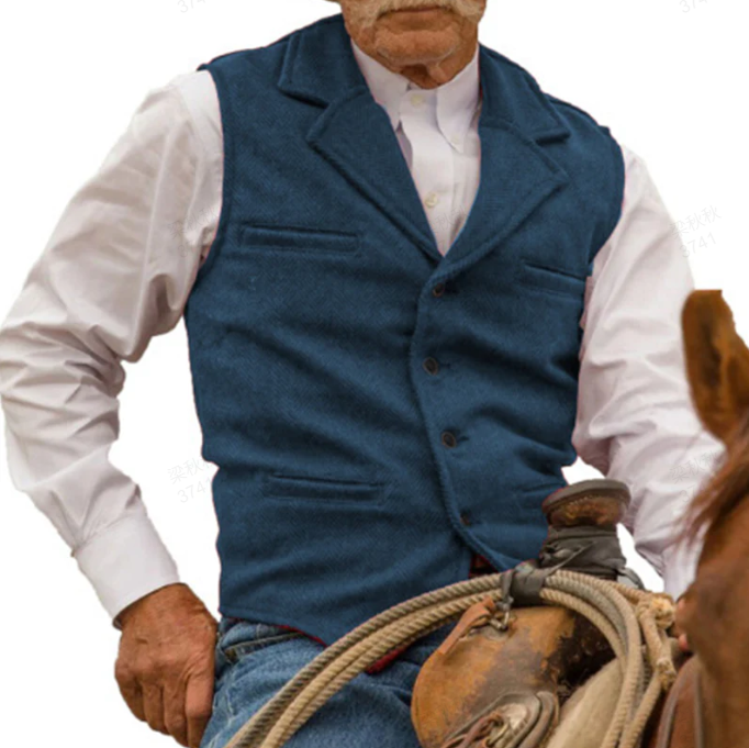 Slim Fit Casual Business Vest for Men