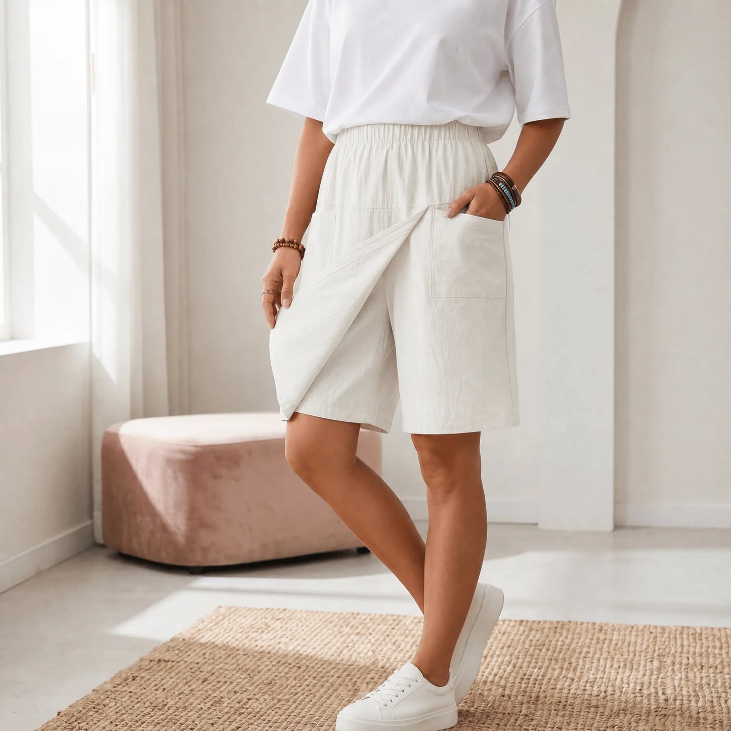 Skortée — Wrap Skort with Elastic Waist