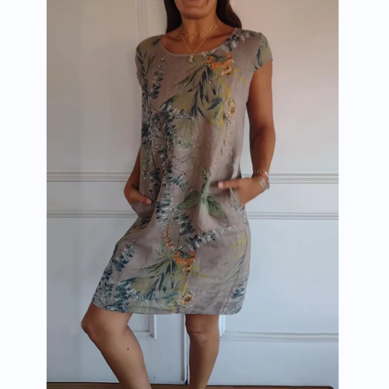 Charmè — Printed Midi Dress