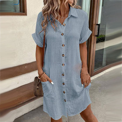 Linnae —Women's Linen Midi Dress