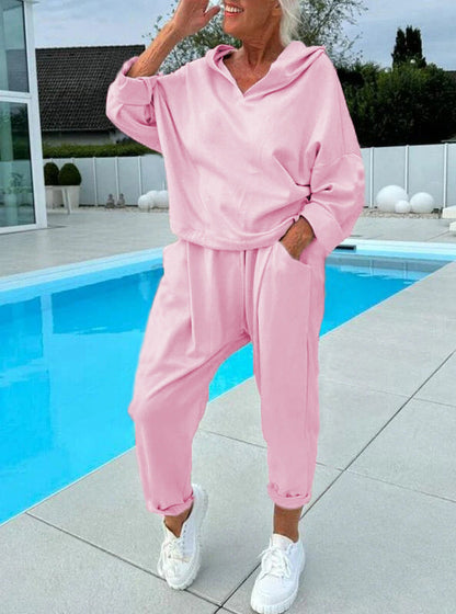 Chelse — Monochrome Hoodie Lounge Set