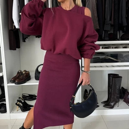 Lovène — Women's Sweatshirt & Sleeveless Dress