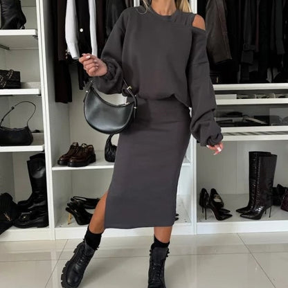 Lovène — Women's Sweatshirt & Sleeveless Dress