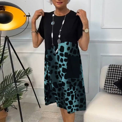 Irish —  Printed Midi Dress for Effortless Style
