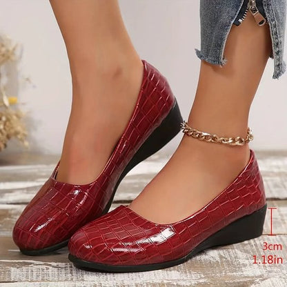 Valdène — Women's Leather Low Heel
