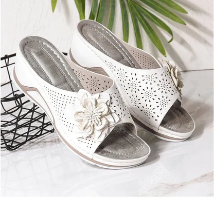 Soft Leather Sandals with Arch Support