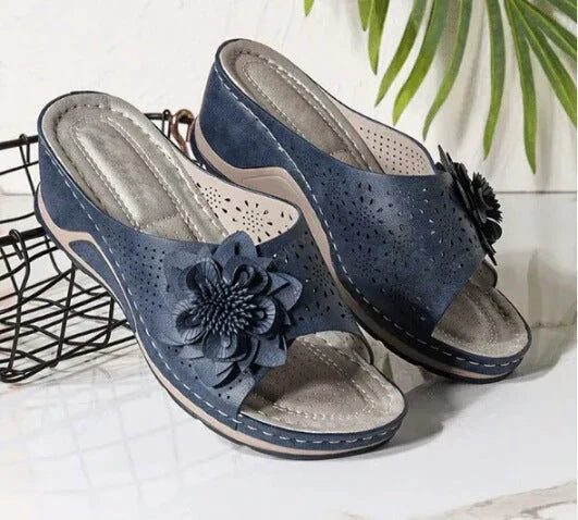 Soft Leather Sandals with Arch Support
