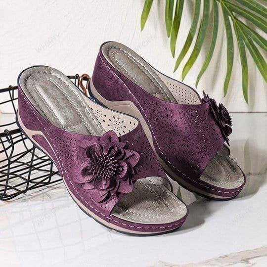 Soft Leather Sandals with Arch Support