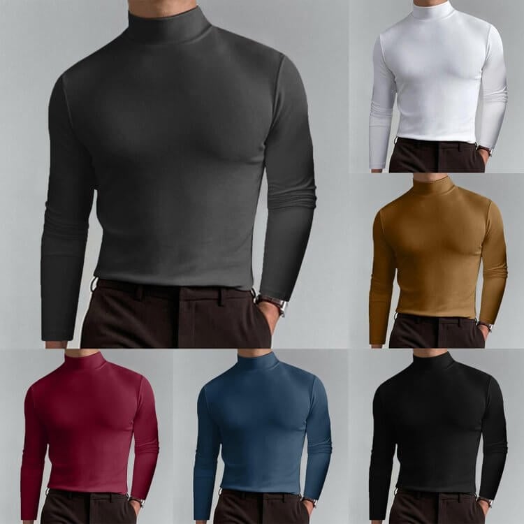 Men's High Neck T-shirt