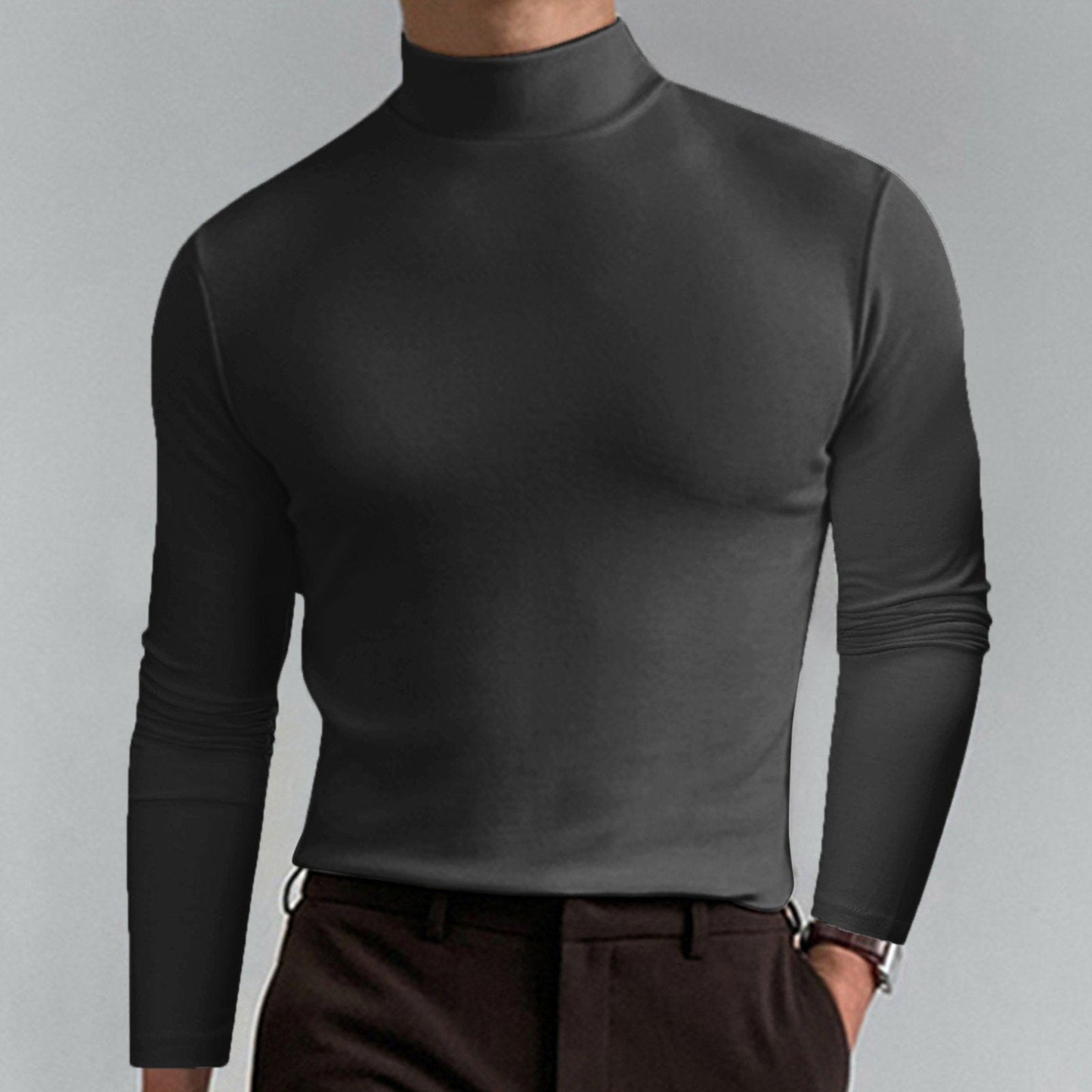 Men's High Neck T-shirt