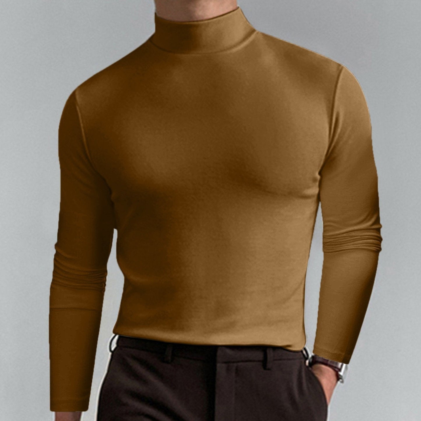 Men's High Neck T-shirt
