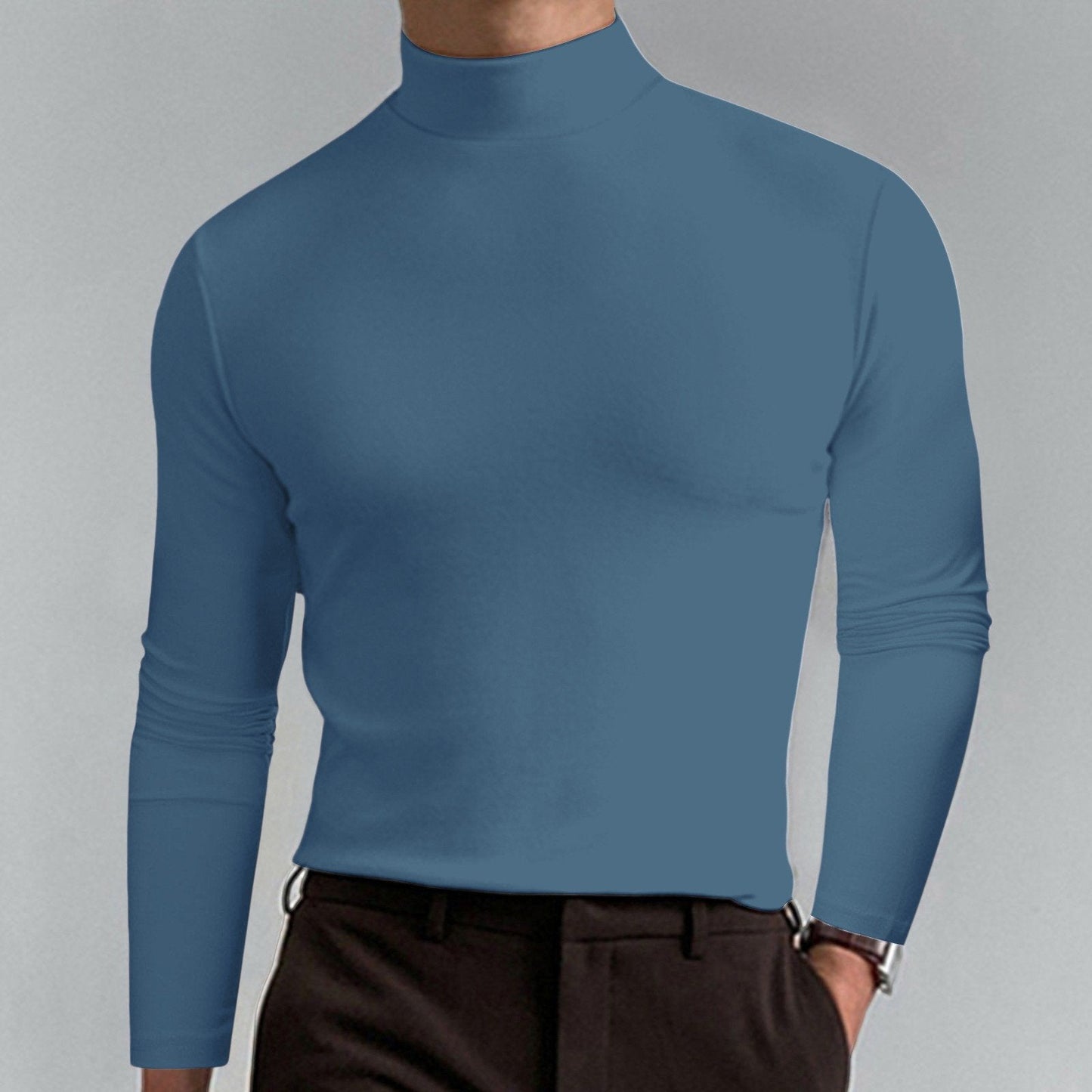 Men's High Neck T-shirt