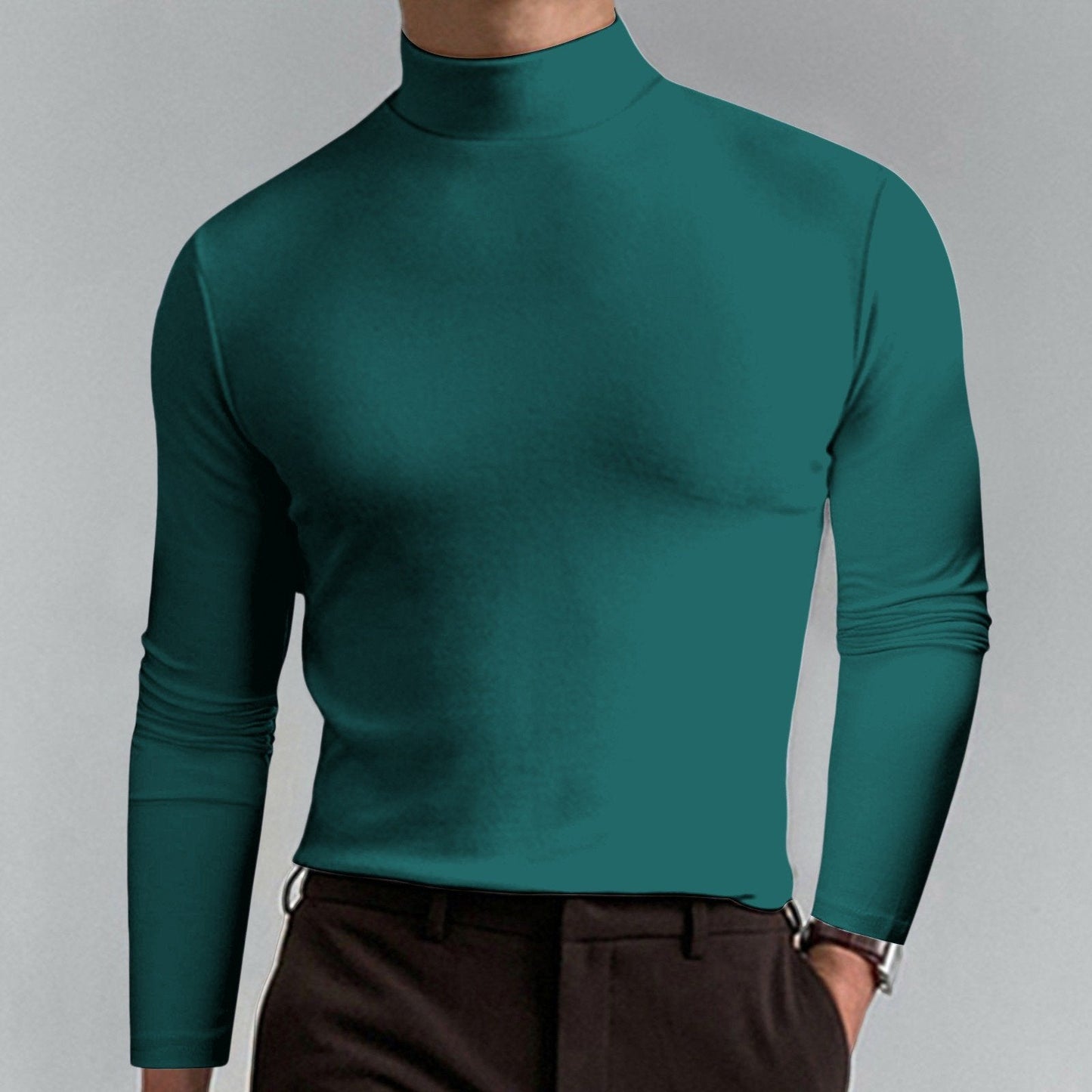 Men's High Neck T-shirt