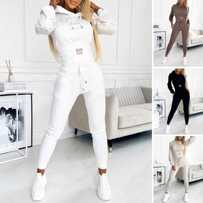 Souplesse — Slim-Fit Hoodie & High-Waist Jogger Set