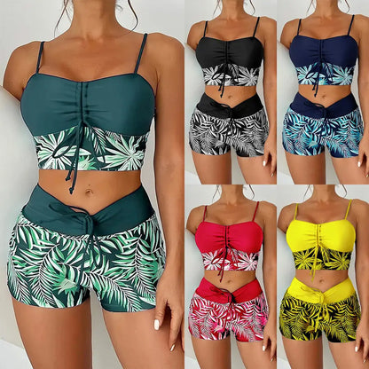 Elorè — Women's High-Waist Printed Bikini Set