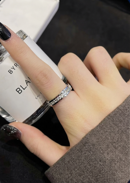 Verallo — Titanium Steel Spinner Ring with Zirconia