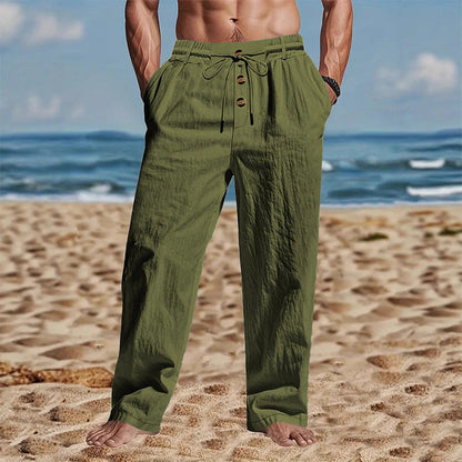 Landric — Straight-Leg Drawstring Pants