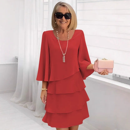 Vella — Women's Slimming Chiffon Dress