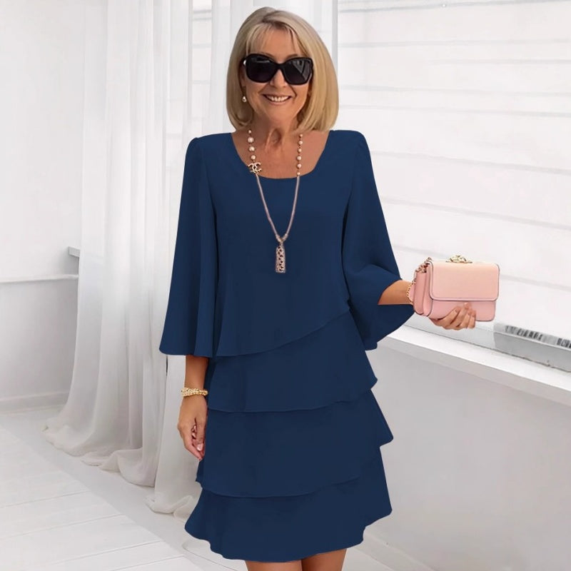 Vella — Women's Slimming Chiffon Dress