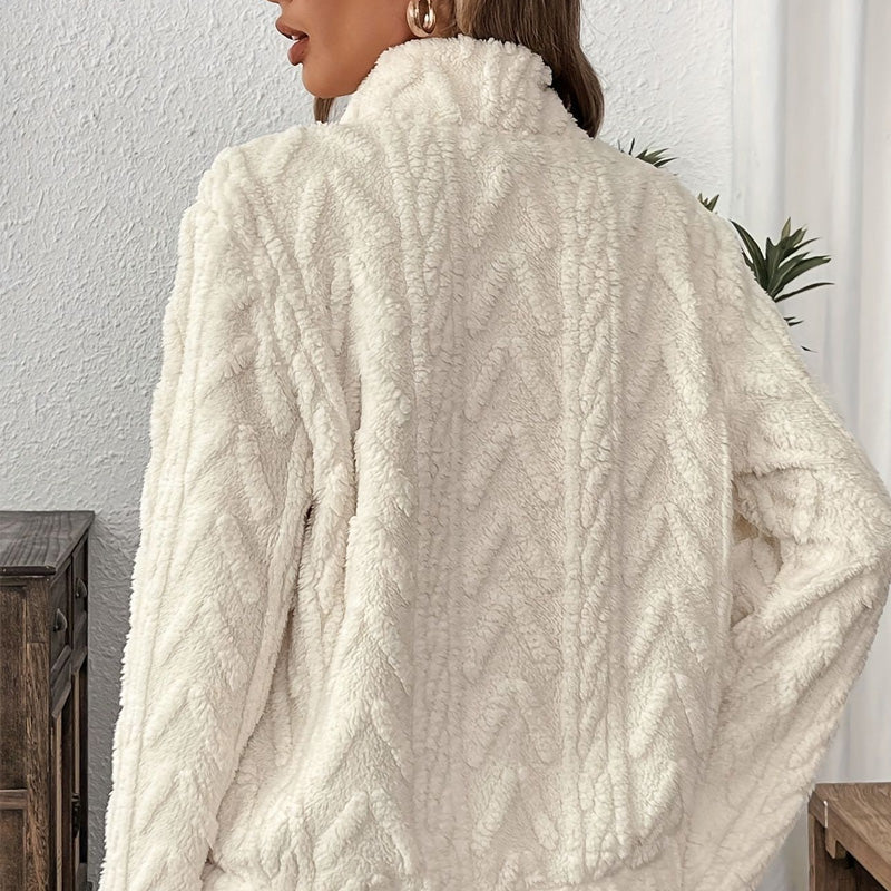 Wintherra — Half-Zip Fleece Pocket Sweatshirt