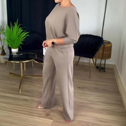 Elegant 3-Piece Set Including a Long Cardigan, Top, and Pants