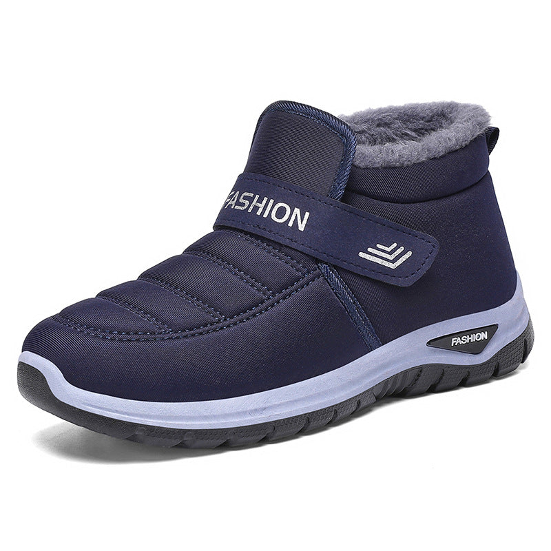 Slip-on sneakers without laces for winter