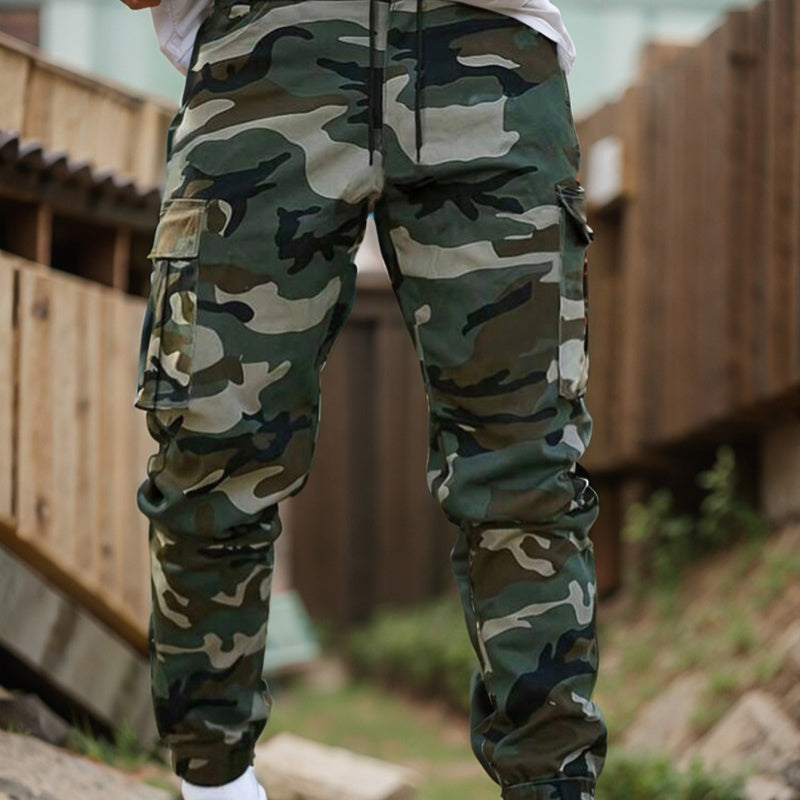 High-Quality Camouflage Trousers for Men - Durable Casual Camo Work Trousers