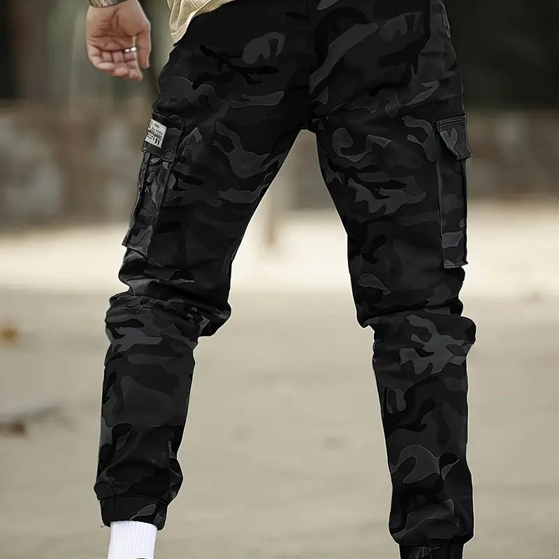 High-Quality Camouflage Trousers for Men - Durable Casual Camo Work Trousers