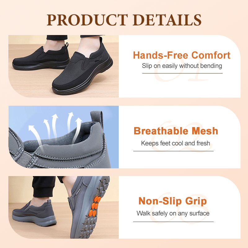 Kaldris — Breathable Slip-On Sneakers