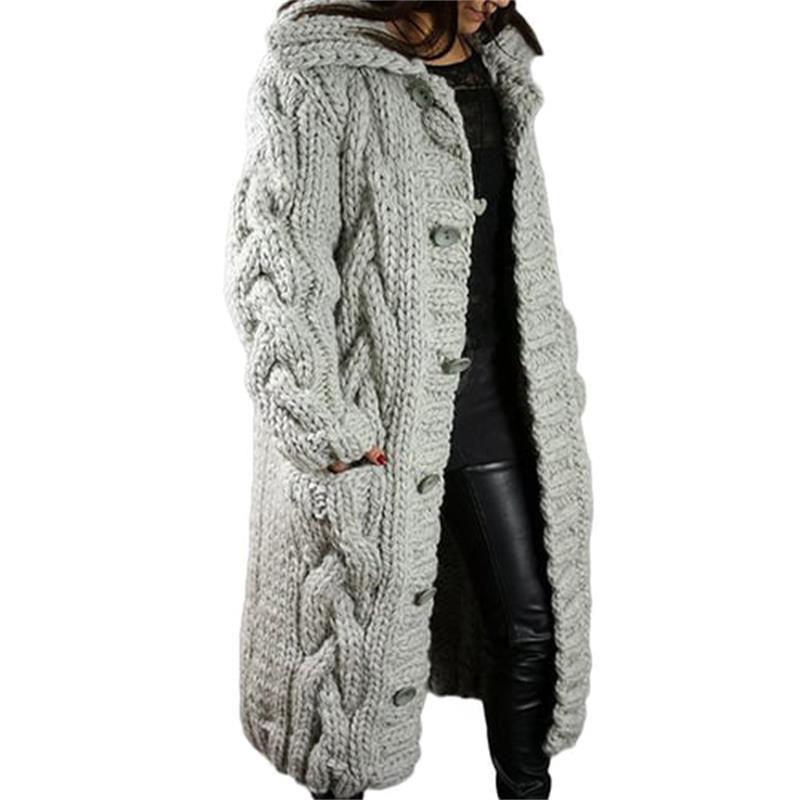 Ondine — Chunky Knit Cardigan Coat