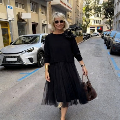 Sōvane — Knit Top & Sleeveless Dress