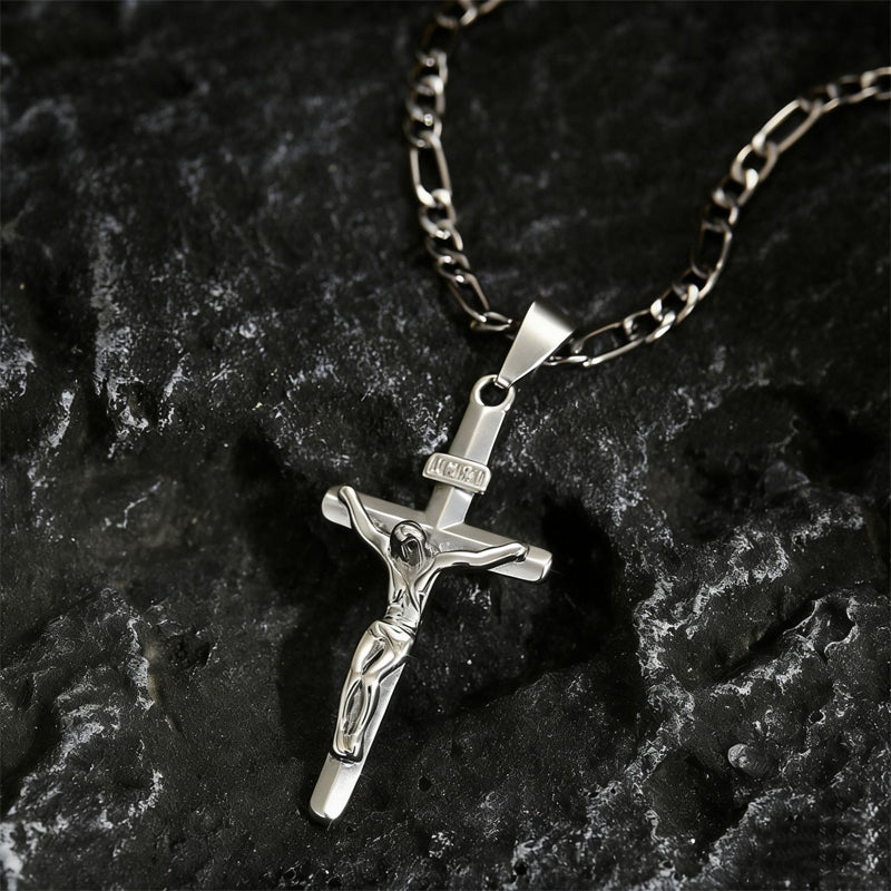 Aurum — Crucifix Pendant Necklace
