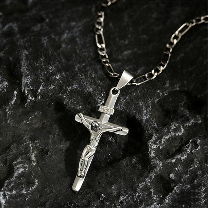 Aurum — Crucifix Pendant Necklace