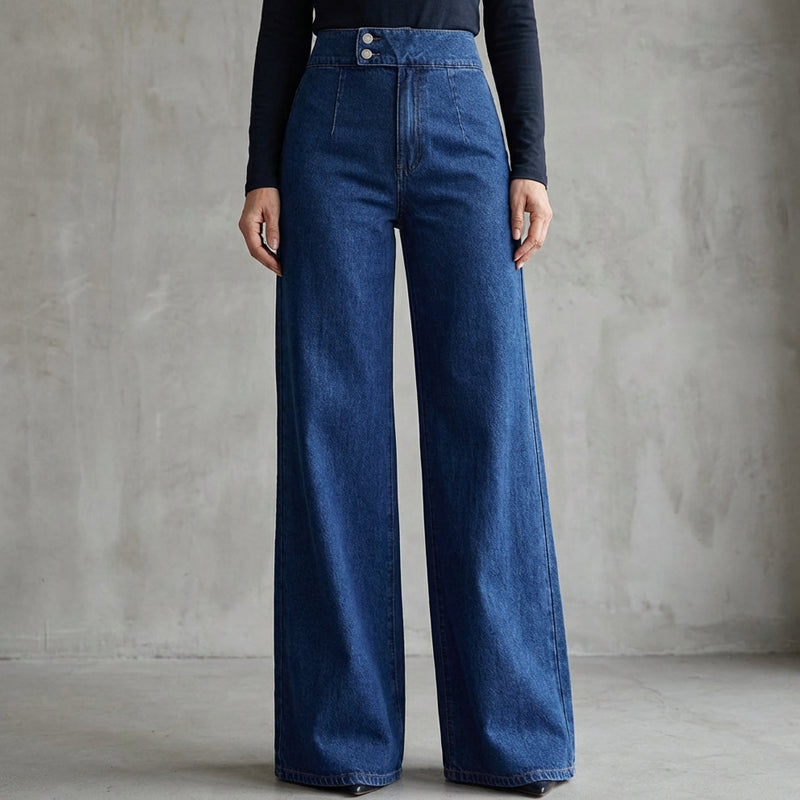 Largève — High-Waist Wide-Leg Denim Jeans