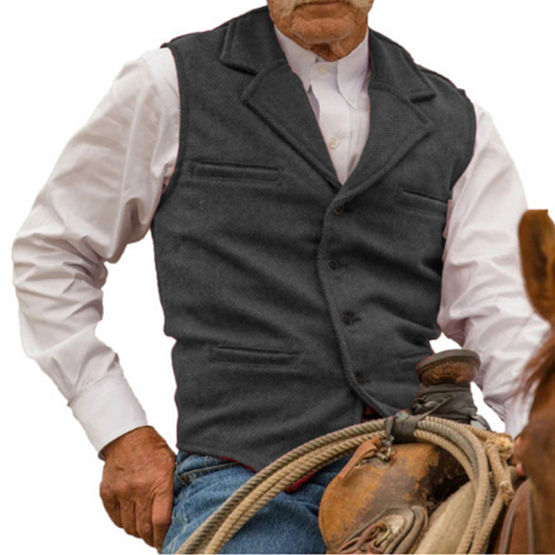 Slim Fit Casual Business Vest for Men