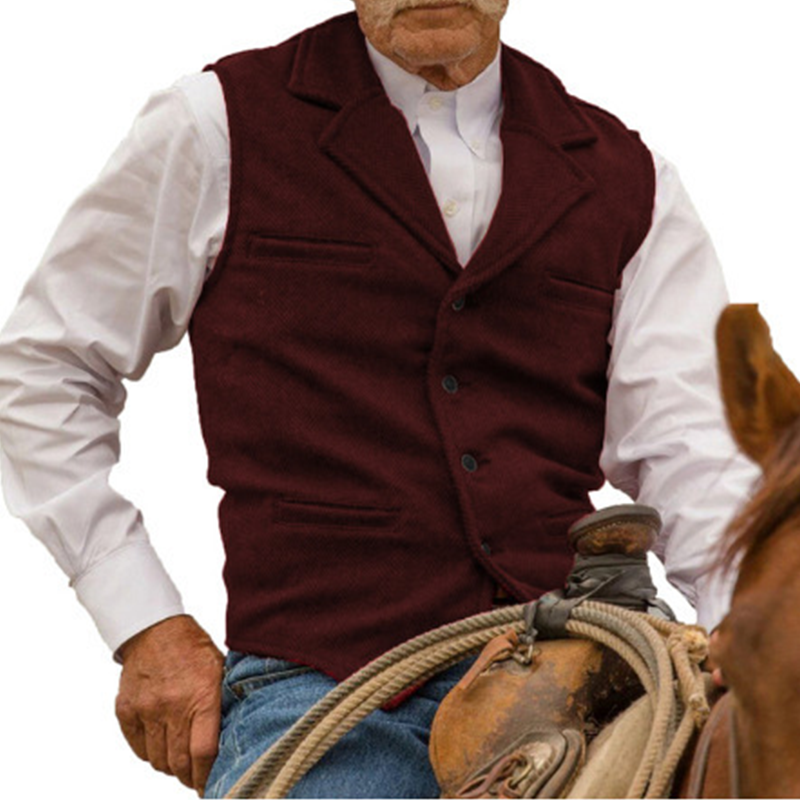 Slim Fit Casual Business Vest for Men
